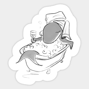 Shark Bath Sticker